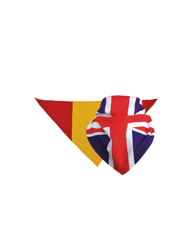 Pañuelos países España e Inglaterra