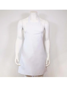 White Maranta Twill Apron...