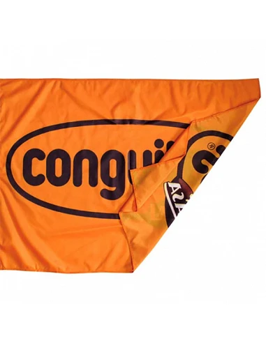 Sublimated flag with sheath