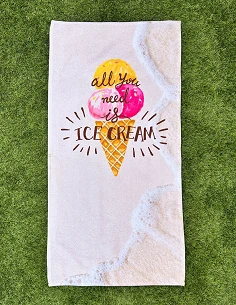 Serviette sublimée en...