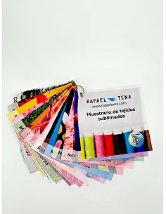 Sublimated fabric swatchbook