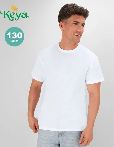 Camiseta deportiva Keya blanca100%...