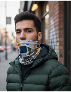 Sublimated neck gaiter