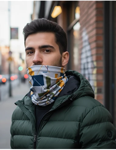 Sublimated neck gaiter