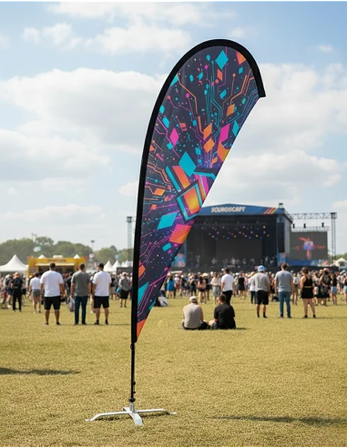 Flag banner Gota gráfica + estructura...