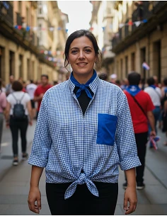 Peñista Pisaverdes Vichy Tunic