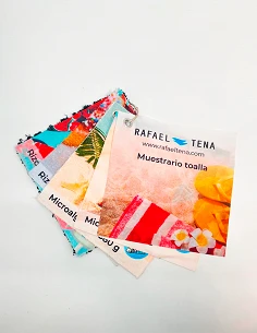 Muestrario toallas sublimadas