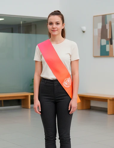 Faixa Miss/Mister sublimada Streck...