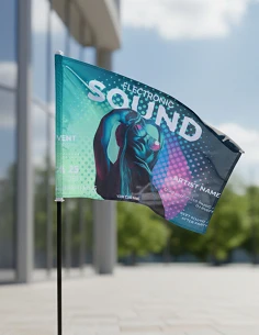 Bandera sublimada con...