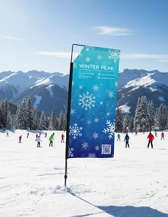 Drapeau bannière Puissance...
