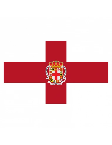 Bandeira Almeria com argolas e reforço