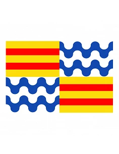 Bandiera Badalona con...