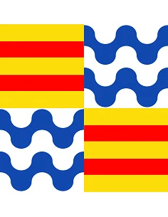 Bandera Badalona con anilla... 2