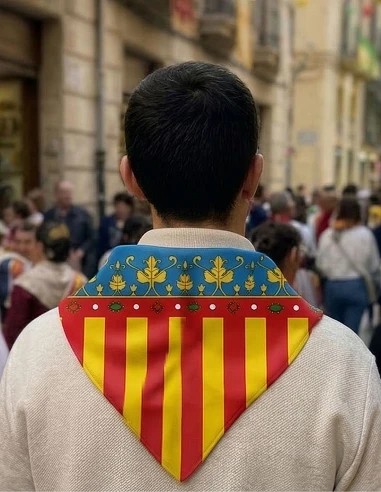 Pañuelo Senyera microfibra sublimado