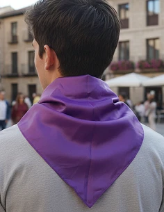 National polyester scarf