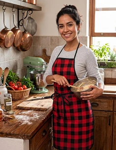 Tablier avec bordure cachirulo