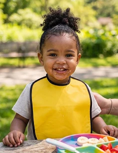 Plain Cotton Baby Bib Boy