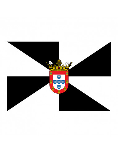 Bandera Ceuta con anilla y refuerzo