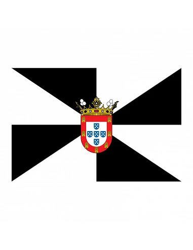 Ceuta flag with ring and reinforcement