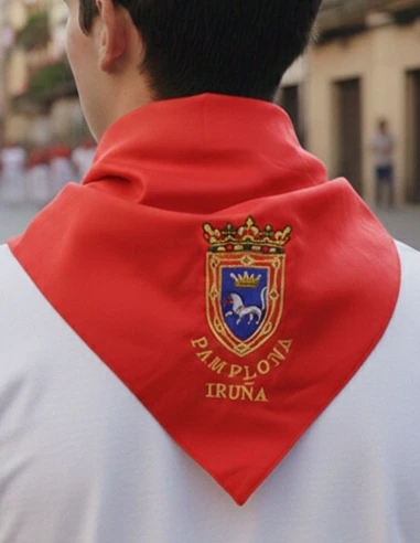 Lenço de crepe nacional