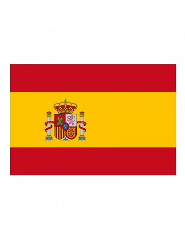 Drapeau Espagne avec anneaux et renfort