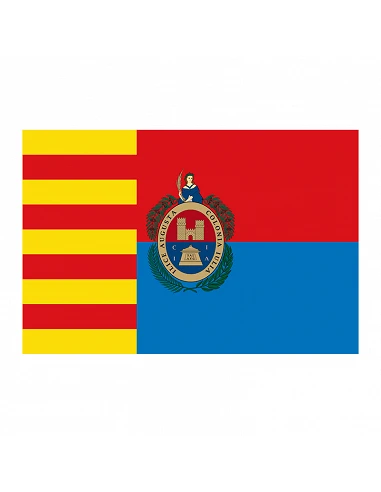 Bandera Elche con anillas y refuerzo