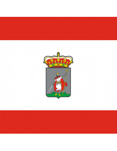 Bandiera Gijón con anelli e... 2