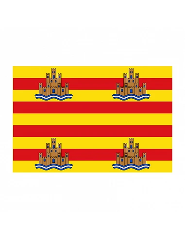 Bandera Ibiza con anilla y refuerzo