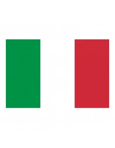 Bandera Italia con anillas...