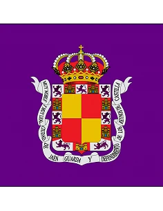 Bandiera Jaén con anello e... 2