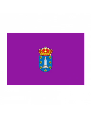 Bandera La Coruña con anillas y refuerzo