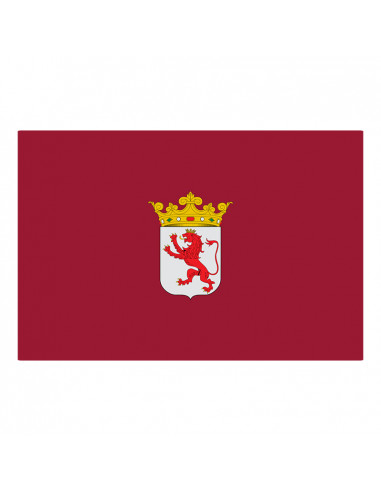 Bandera León con anilla y refuerzo