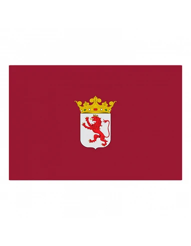 Bandera León con anilla y refuerzo