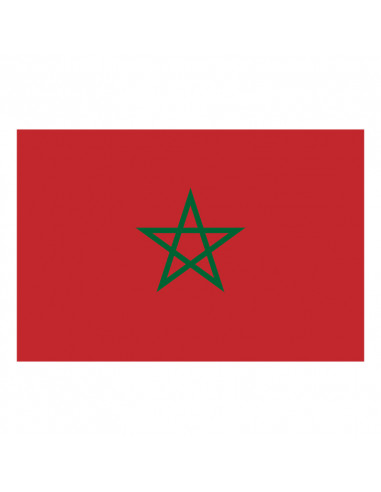 Bandera Marruecos con anillas y refuerzo