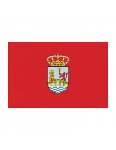 Bandera Ourense con anilla y refuerzo