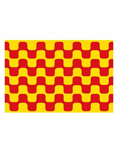 Bandera Tarragona con anillas y refuerzo