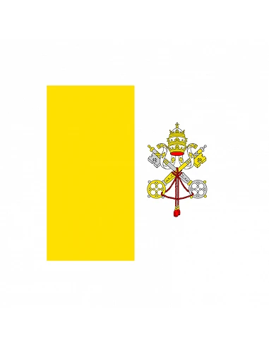 Vatican City flag with grommets and...