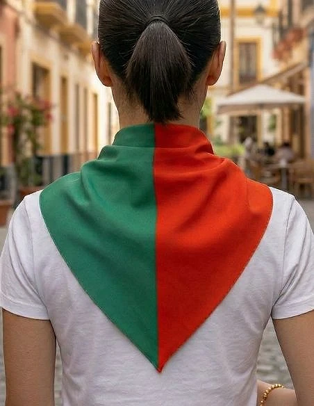 Pañuelos bicolor
